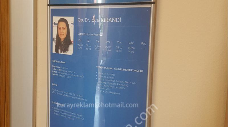 BOMBELİ KAPI İSİMLİĞİ YÖNLENDİRME TABELASI DOKTOR CV HASTANE